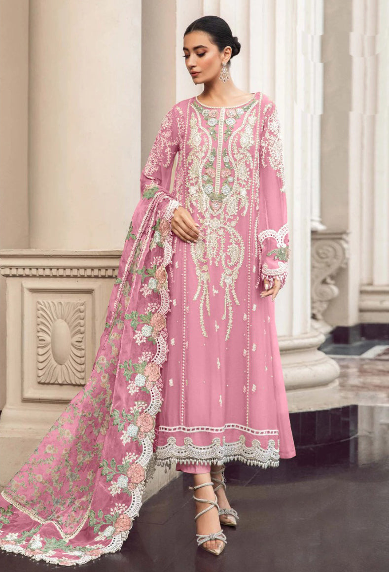 Traditional Designer Pakistani Salwar Suit Collection Pink