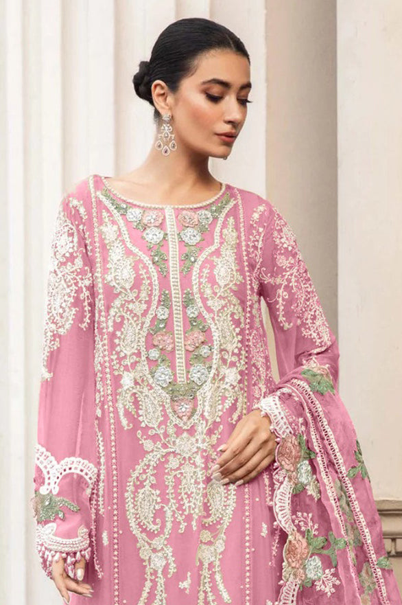 Traditional Designer Pakistani Salwar Suit Collection Pink