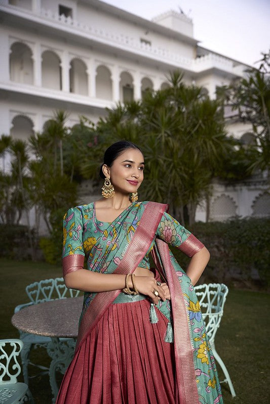 Radiant Silk Lehenga Maroon