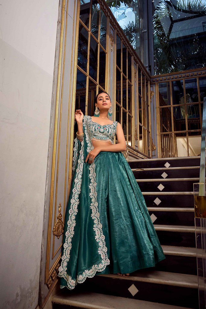 Majestic Tradition Lehenga Choli Collection Teal