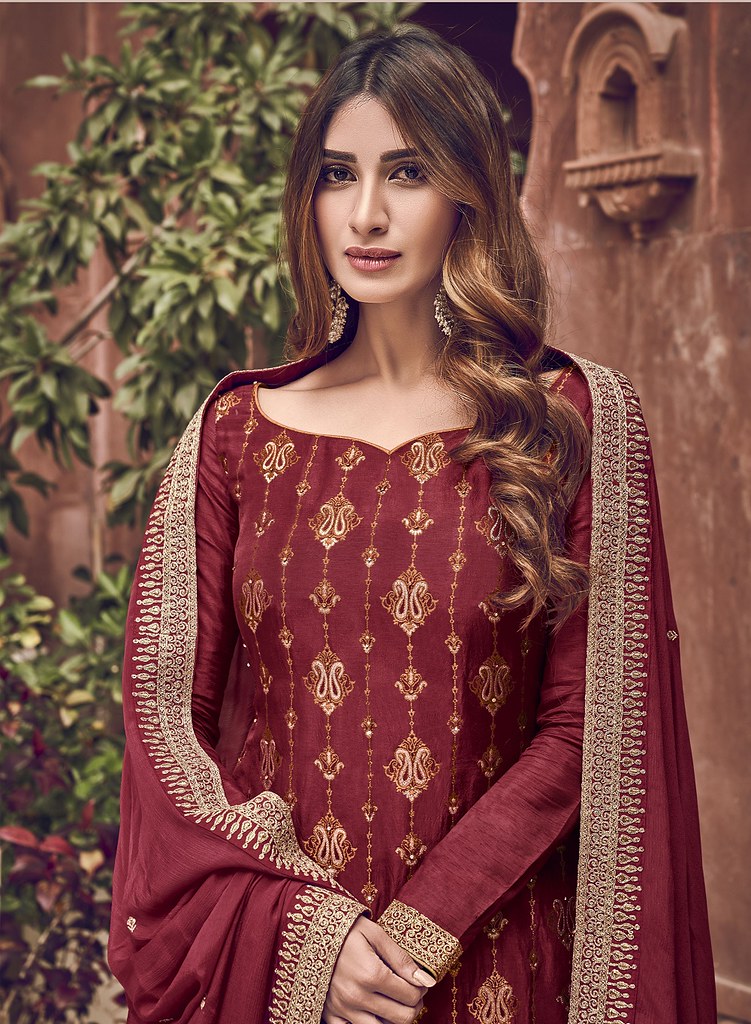 Charm Attire Suits Collection Maroon