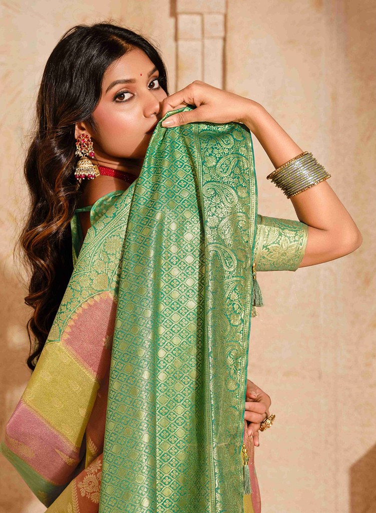 Luxe Pure Silk Saree Multi