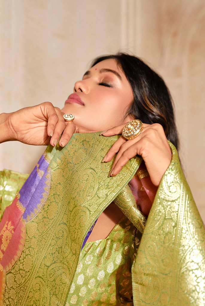 Luxe Pure Silk Saree Multi