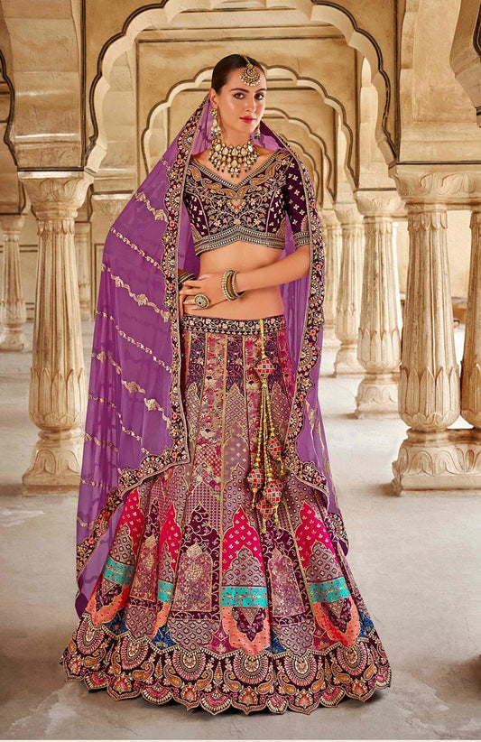 Shahi Rajvasi Lehenga Choli Collection Multi