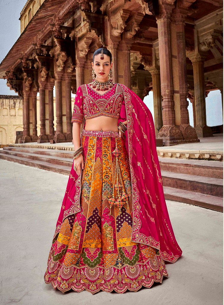 Shahi Rajvasi Lehenga Choli Collection Multi