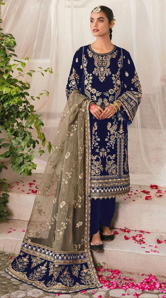 Rooh Rang Suits Collection Blue
