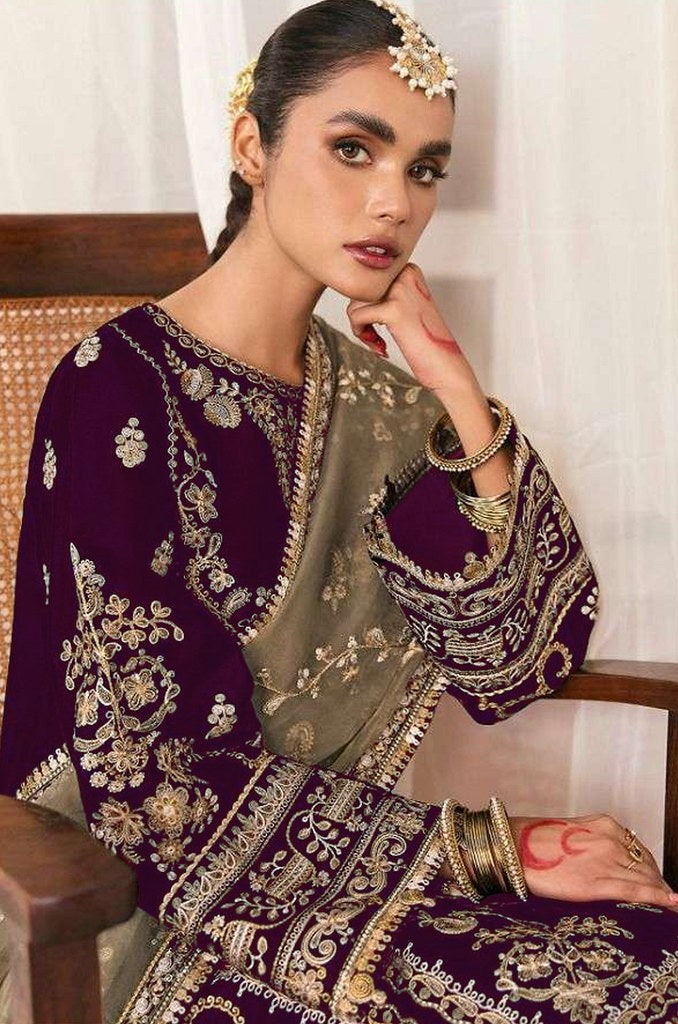 Rooh Rang Suits Collection Purple