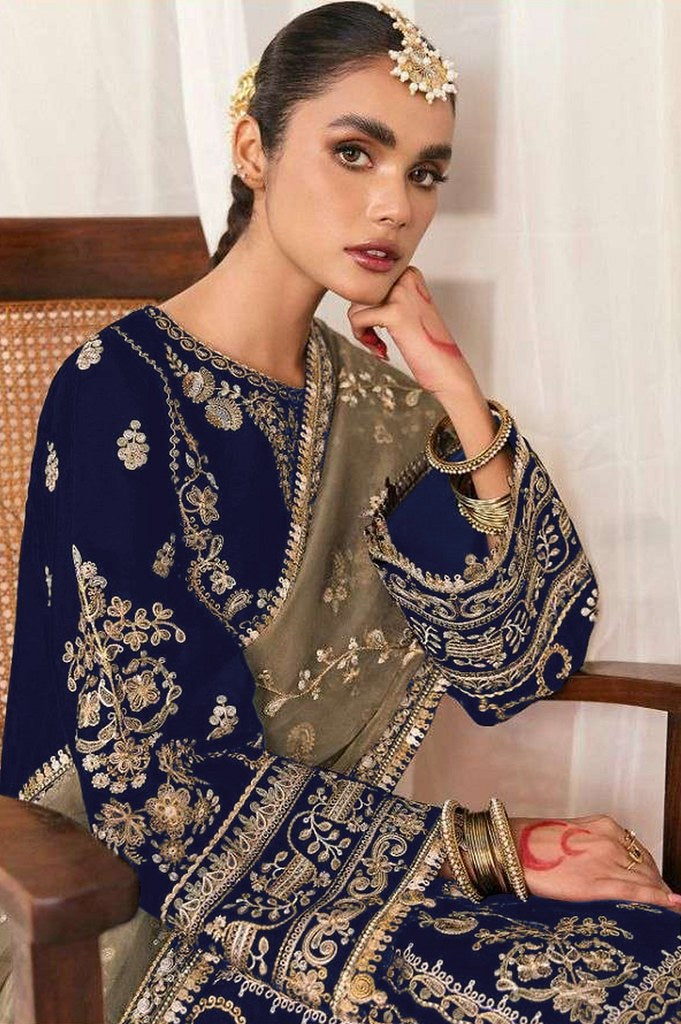 Rooh Rang Suits Collection Blue