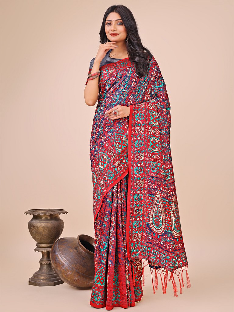 Radiance Cotton Saree Collection Pink