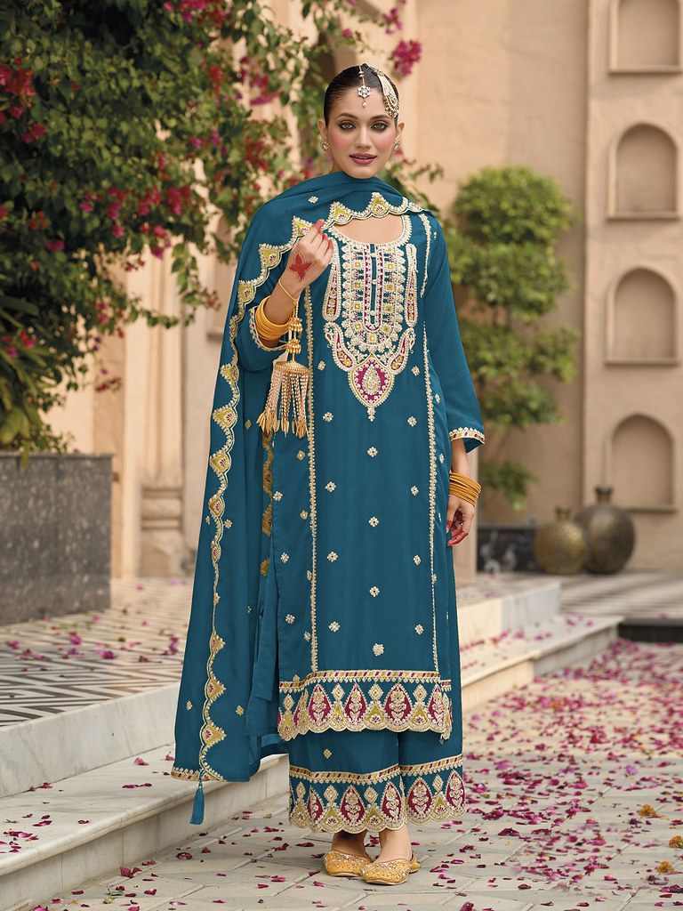 Jashn Royale Suits Collection Teal