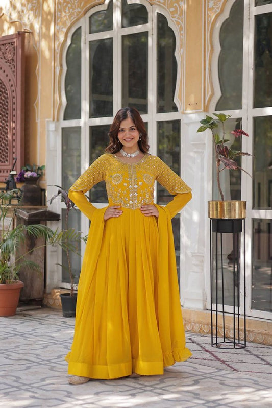 Royal Bloom Gown Collection Yellow