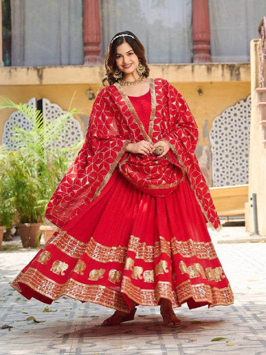 Ruhaniyaat Gown Collection Red