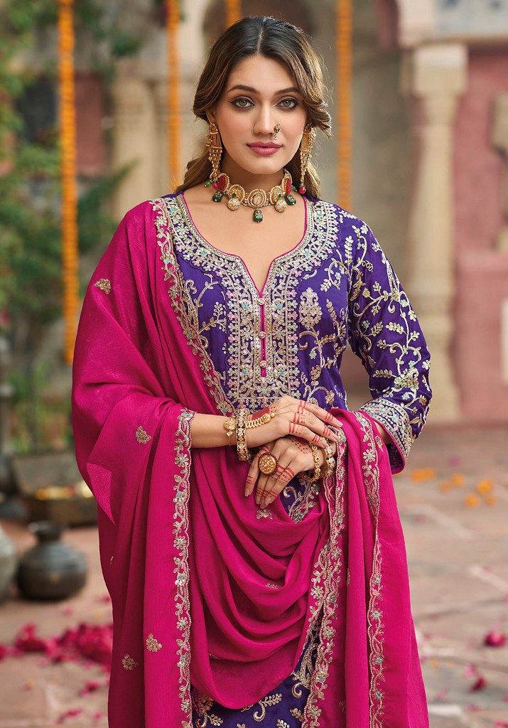 Rangriti Grace Suits Collection Purple