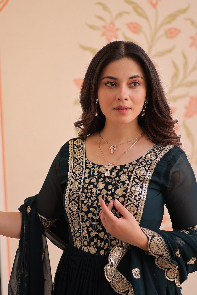 Baagh Gown Collection Blue