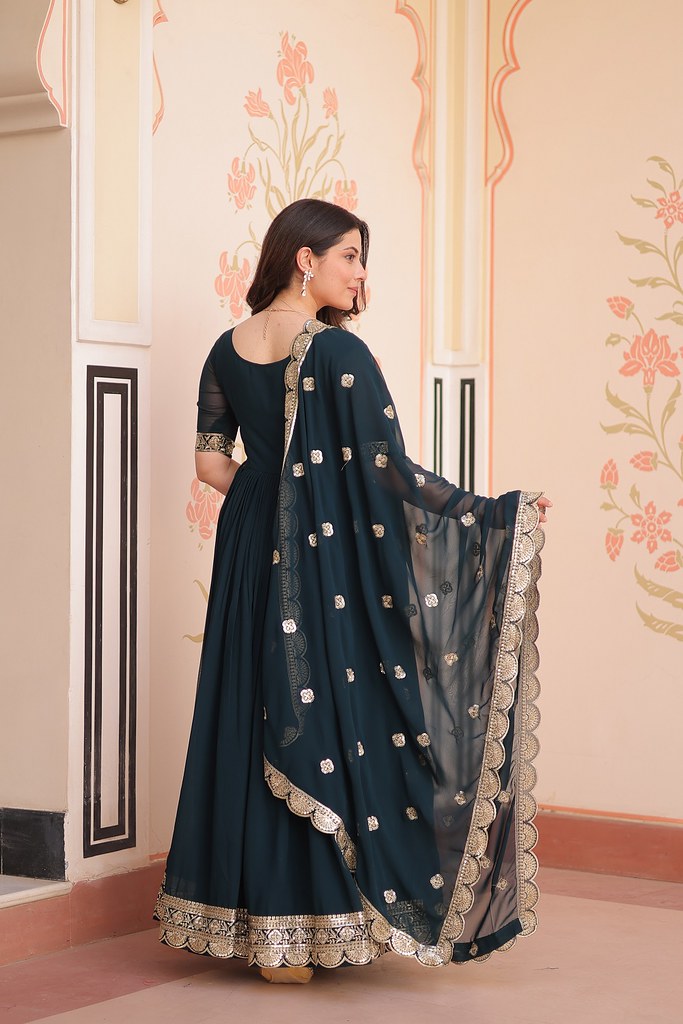 Baagh Gown Collection Blue