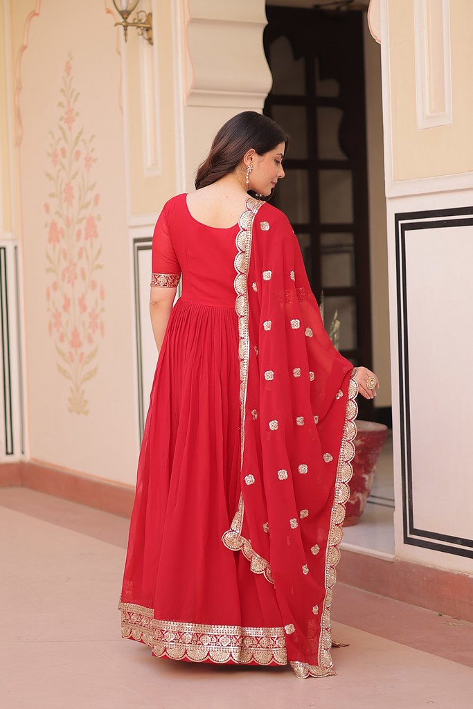 Baagh Gown Collection Red
