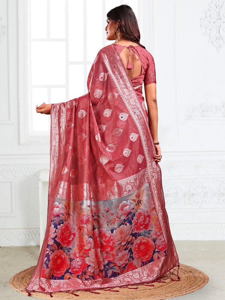 Meherloom Saree Collection Rust