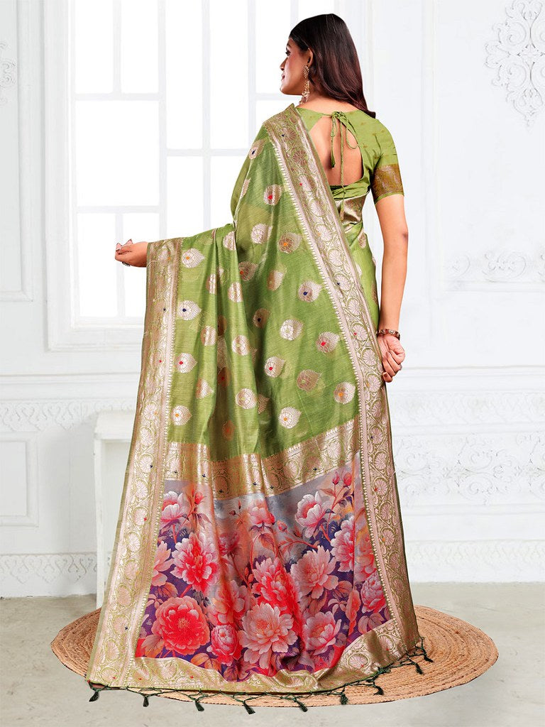 Meherloom Saree Collection Green