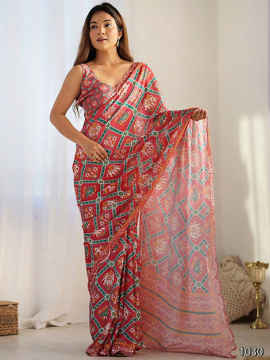 Aangan Prints Saree Collection Muiti
