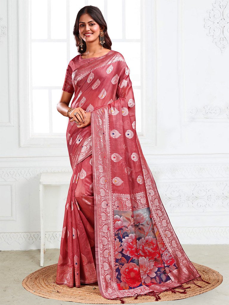 Meherloom Saree Collection Rust