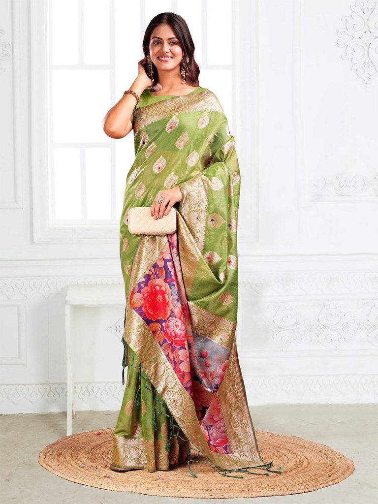 Meherloom Saree Collection Green