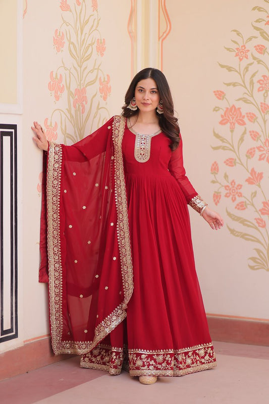 Raagini Gown Collection Maroon