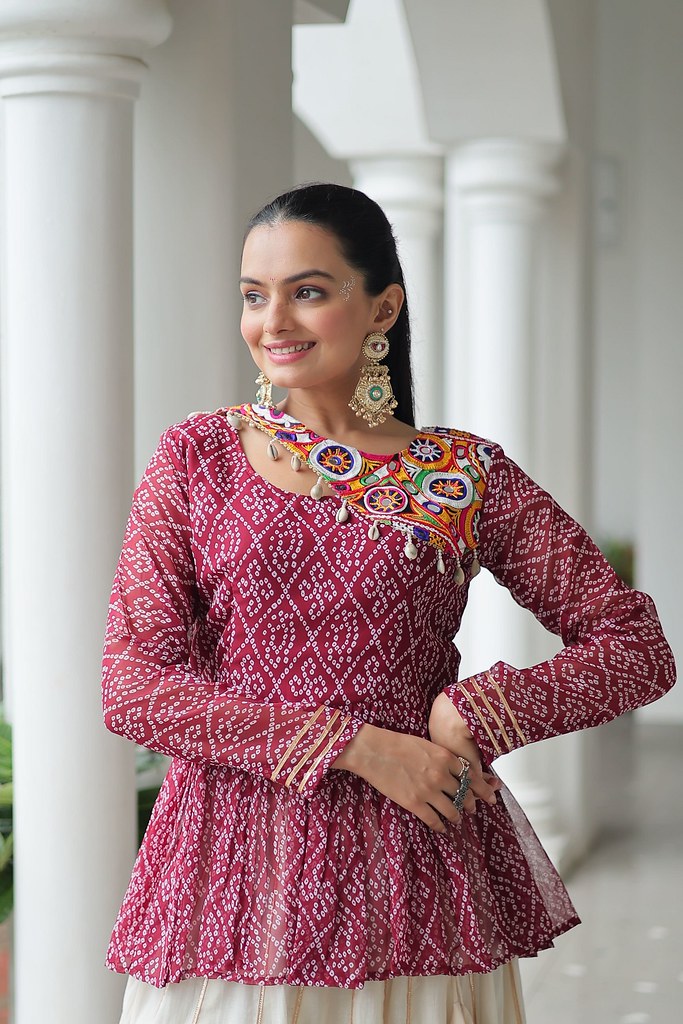 Nrityangana Collection Maroon