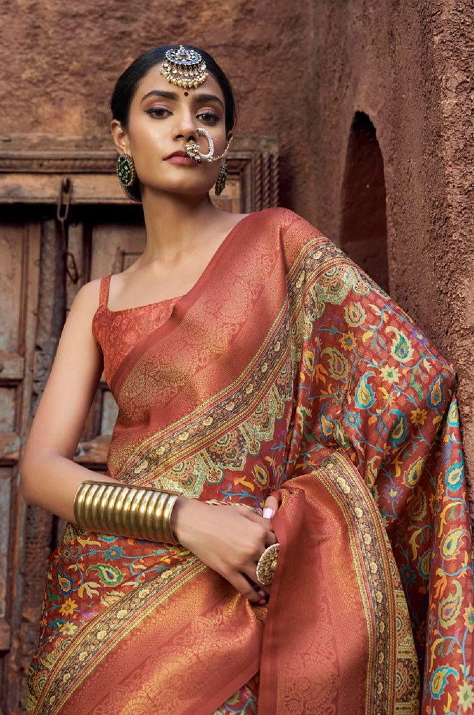 Velour Saree Collection Maroon