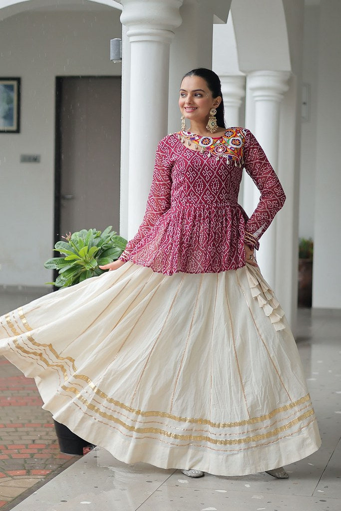 Nrityangana Collection Maroon