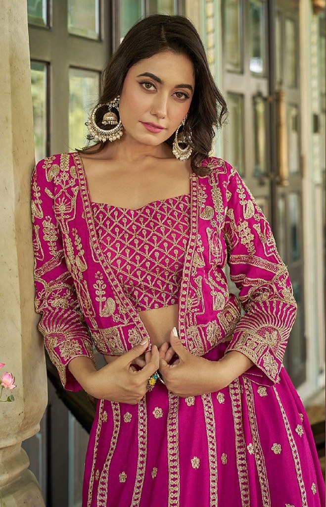 Varnika Collection Pink Lehenga Choli