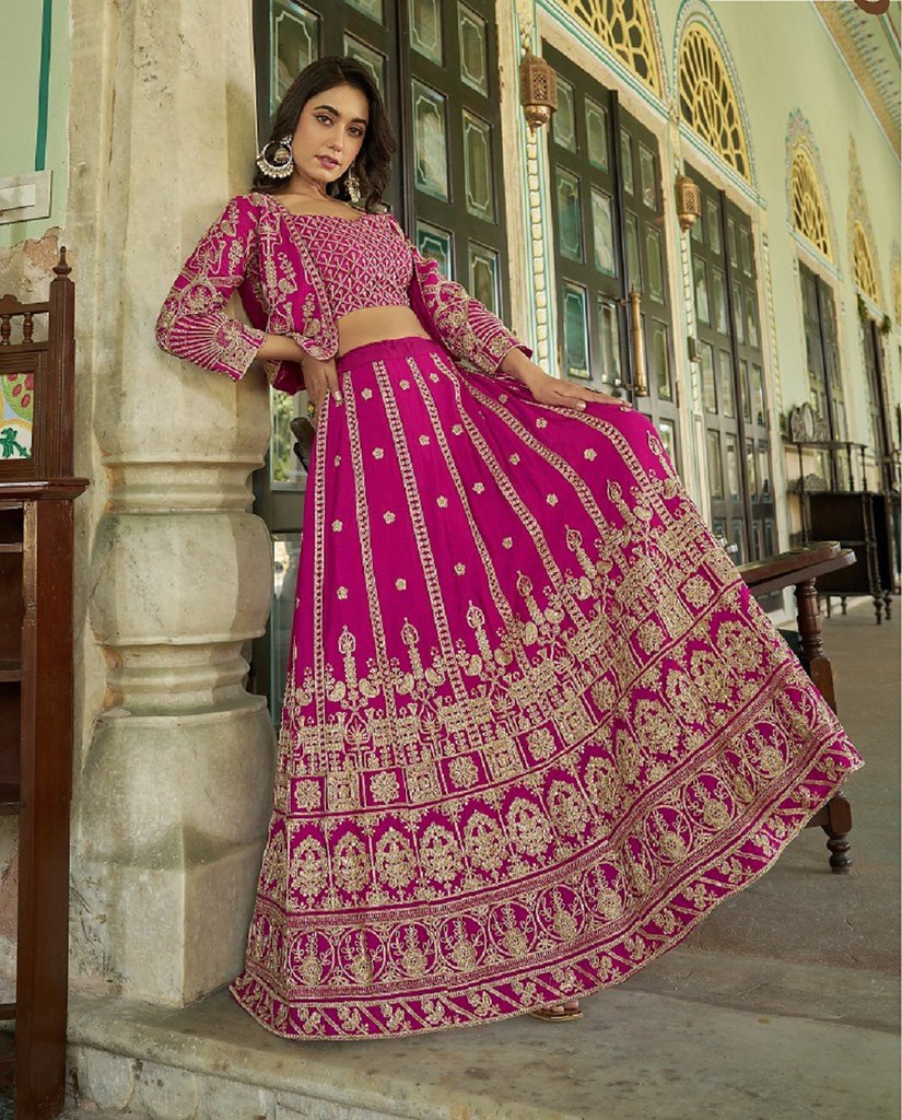 Varnika Collection Pink Lehenga Choli