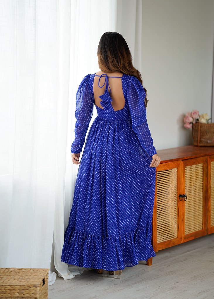 Indraneel Gown Blue