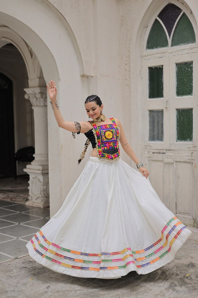 Tarangini Collection White Lehenga Choli