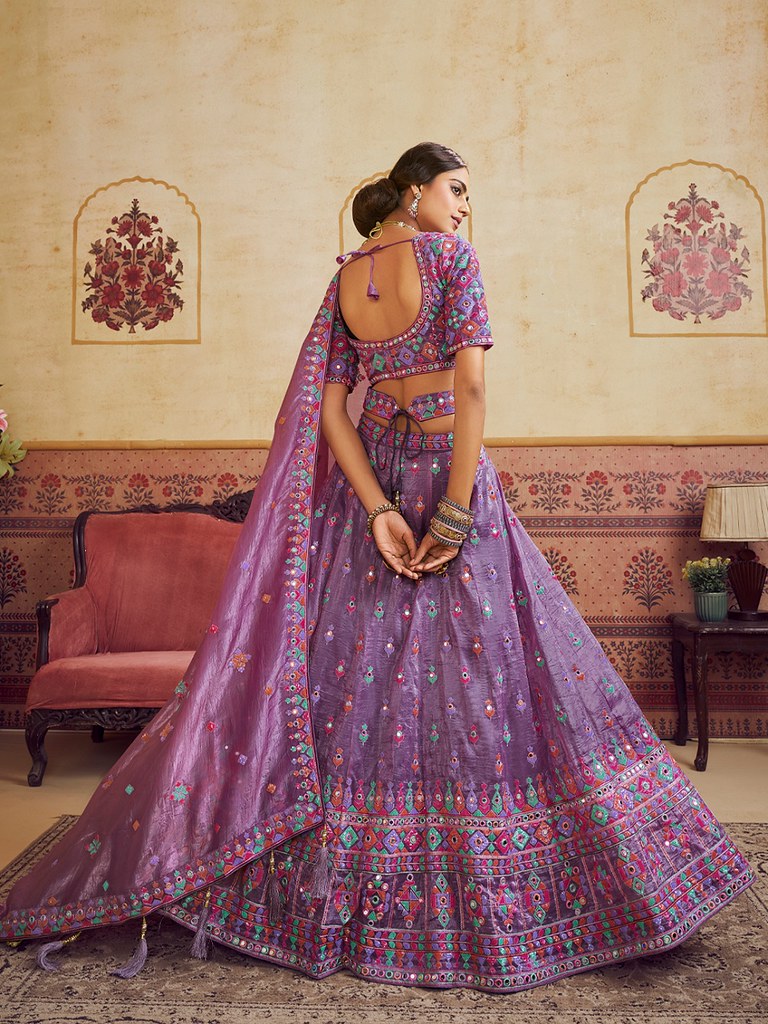 Saaz Collection Lavender Lehenga Choli