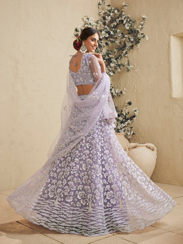 Saaz Collection Lavender Lehenga Choli