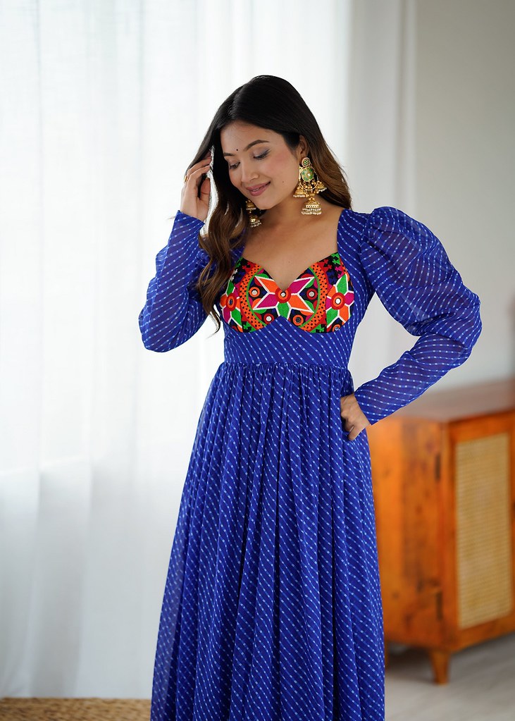 Indraneel Gown Blue