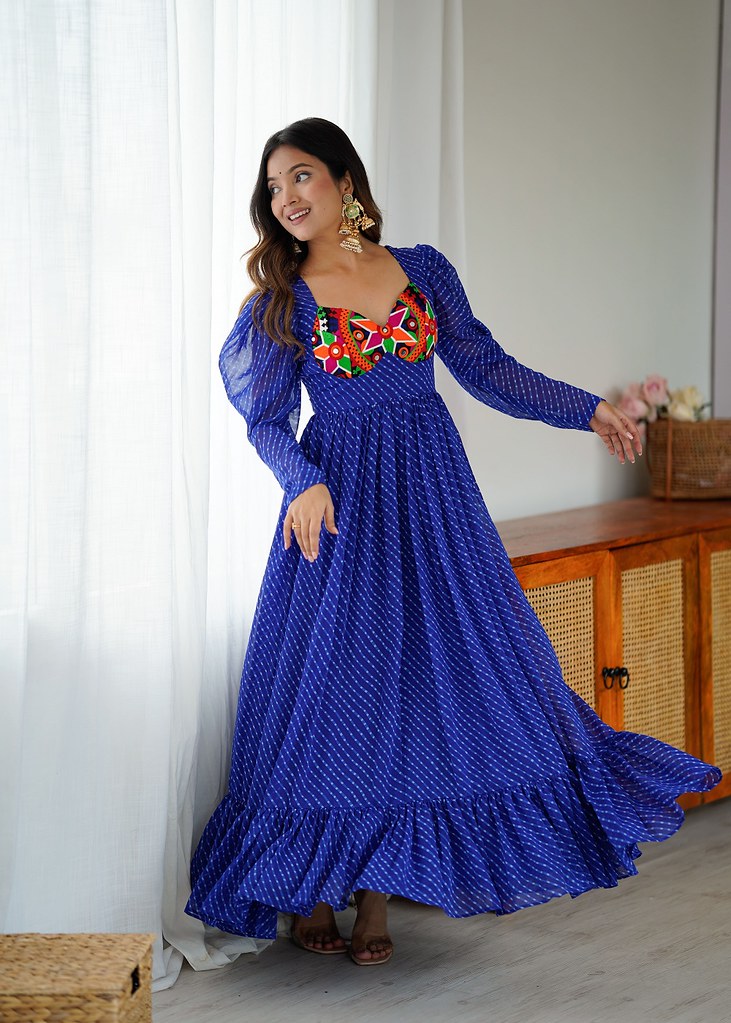 Indraneel Gown Blue