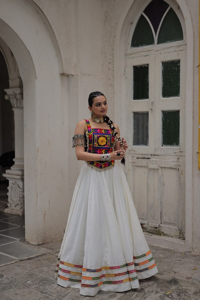 Tarangini Collection White Lehenga Choli