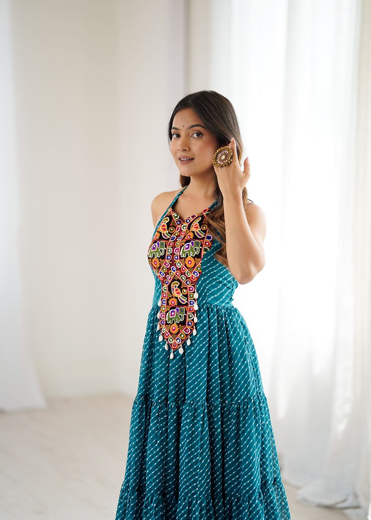 Sanskriti Gown Teal