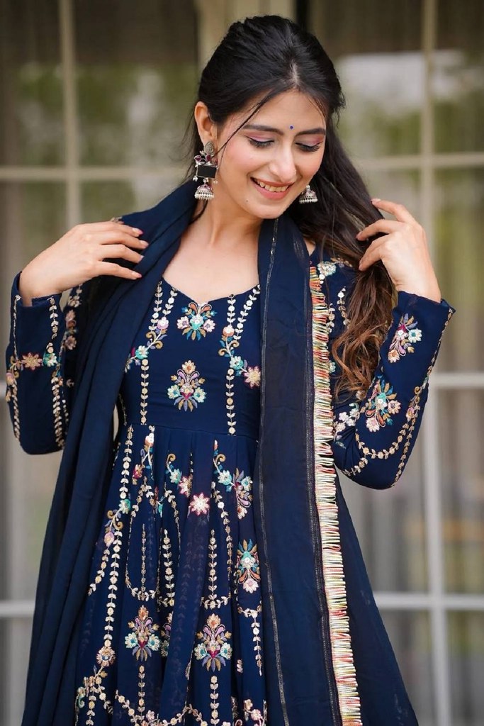 Rangini Gown Navy Blue