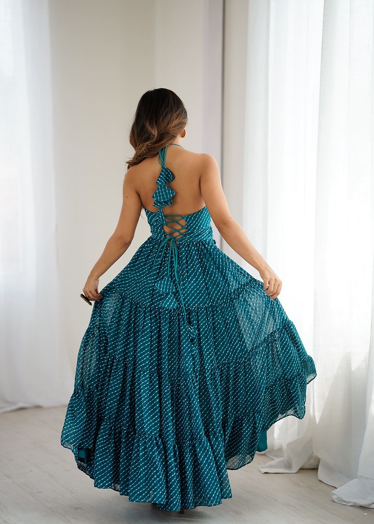 Sanskriti Gown Teal