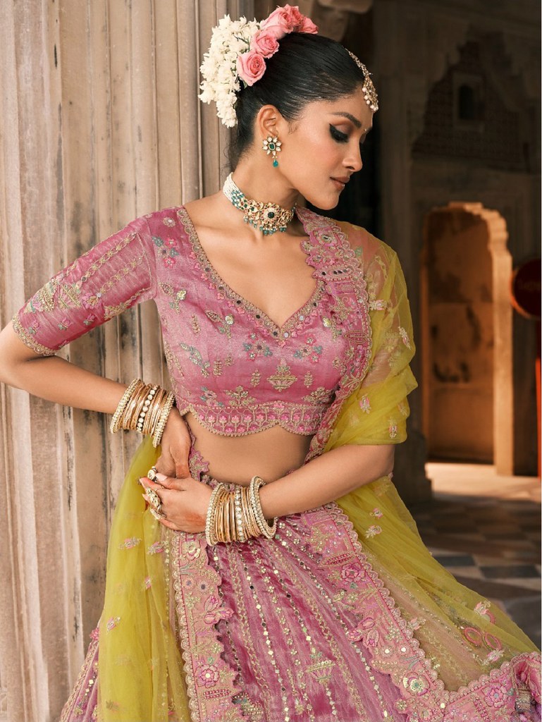 Rangtarang Silk Lehenga Collection Multi