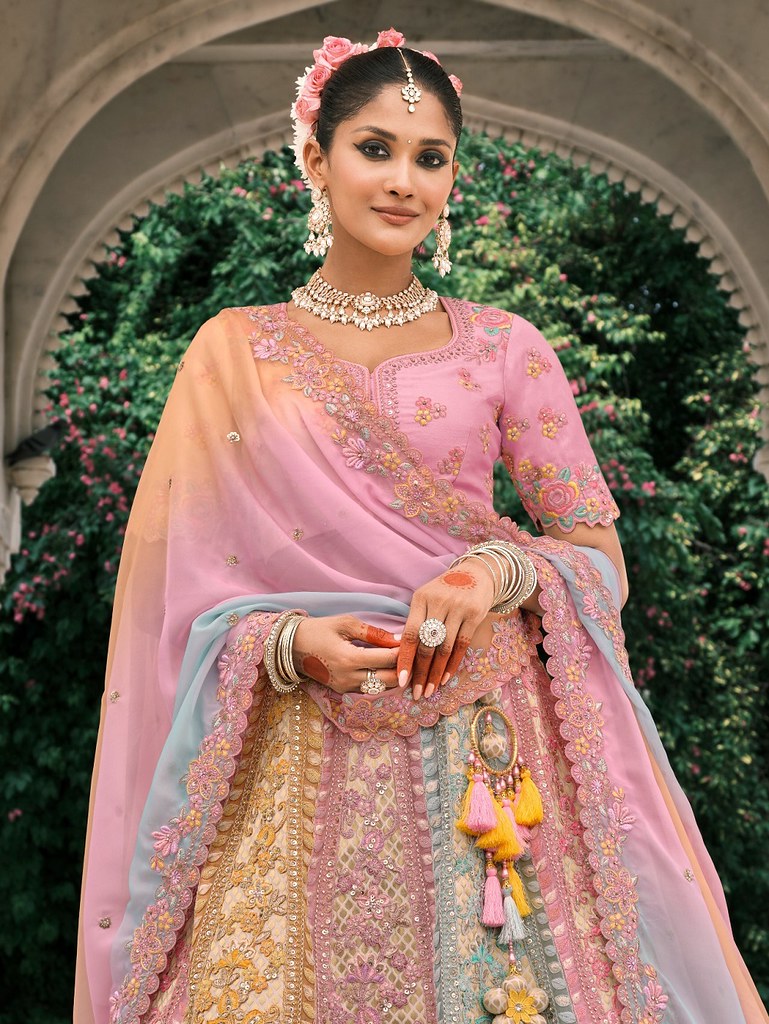 Rangtarang Silk Lehenga Collection Multi