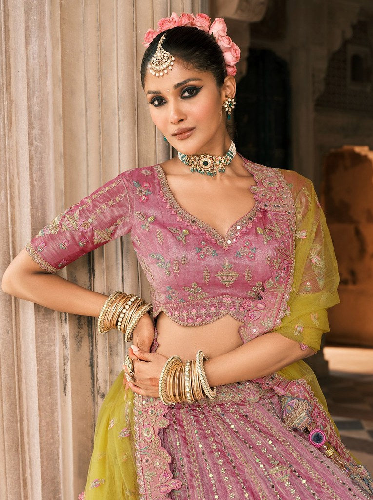 Rangtarang Silk Lehenga Collection Multi