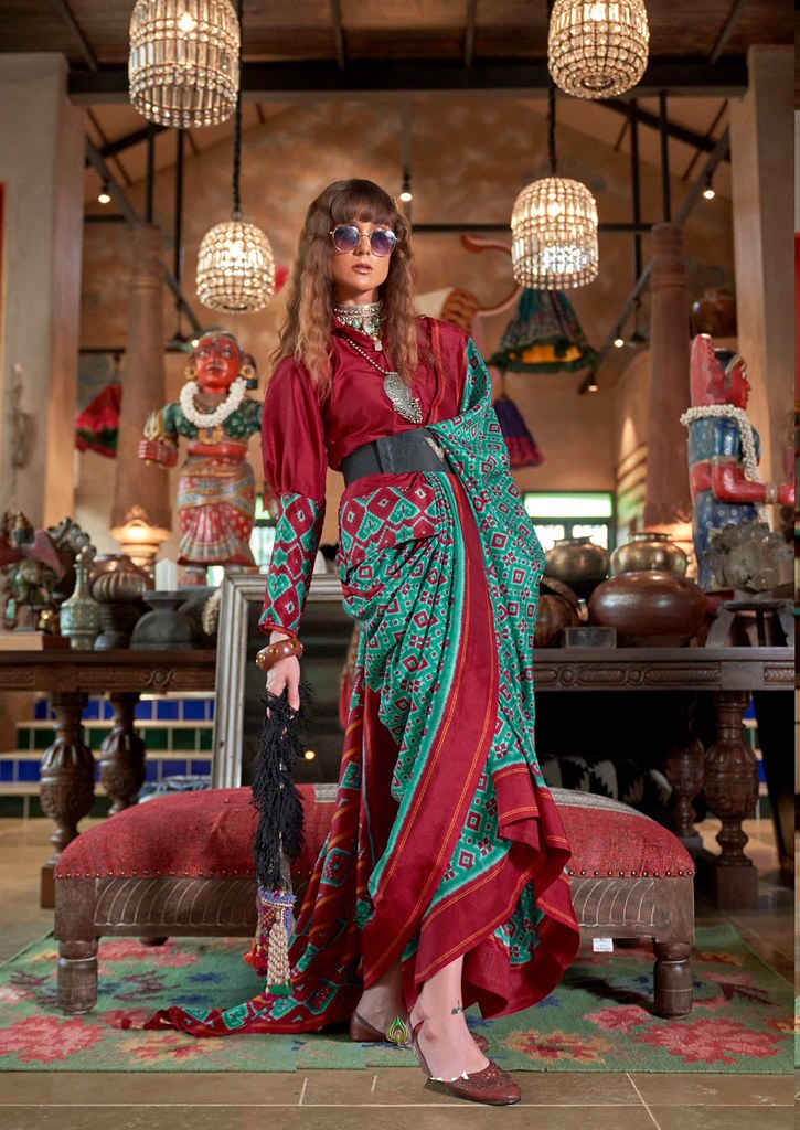 Aarvi Function Wear Collection Sky Blue