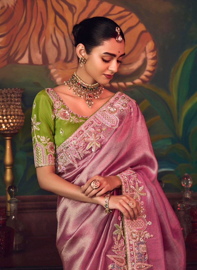 Suhasra Silk Saree Weaves Pink