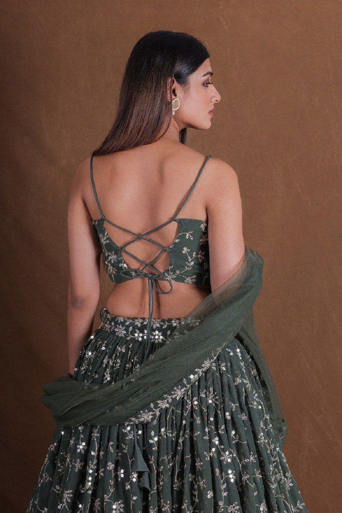 Vivanta Regal Lehenga Set Mehendi