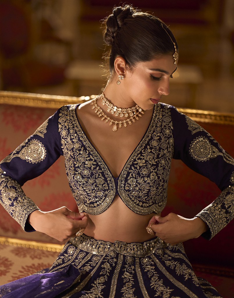 RoyalVivah Silk Lehengas Purple