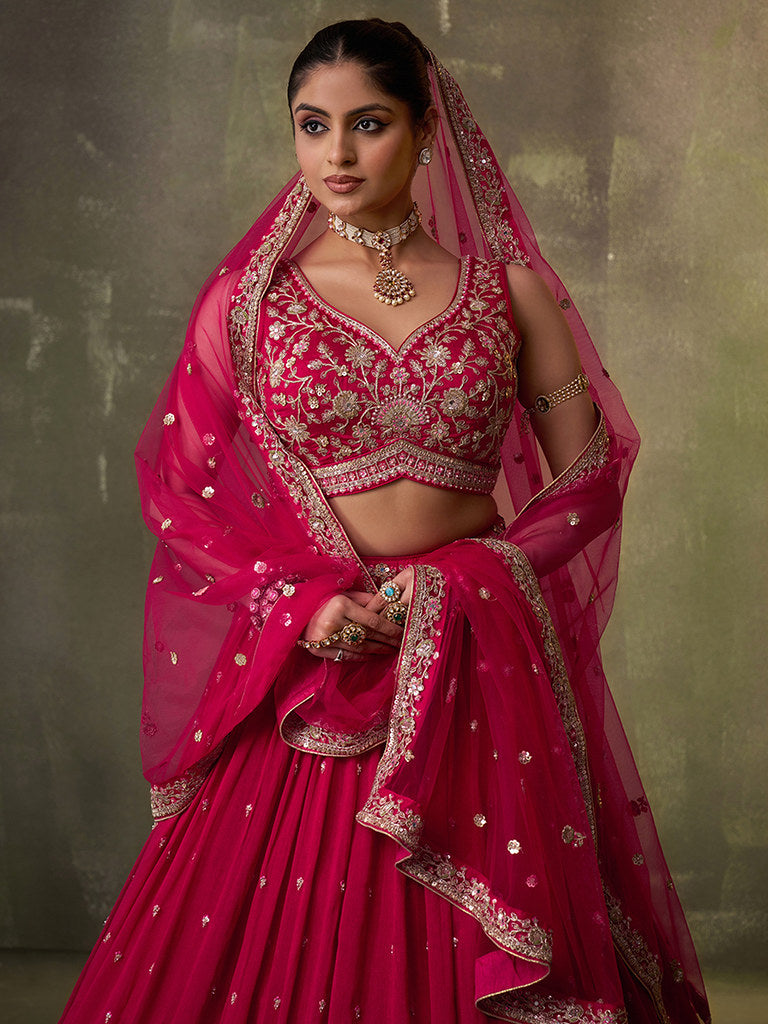 SilkSandhya Lehenga Set Pink