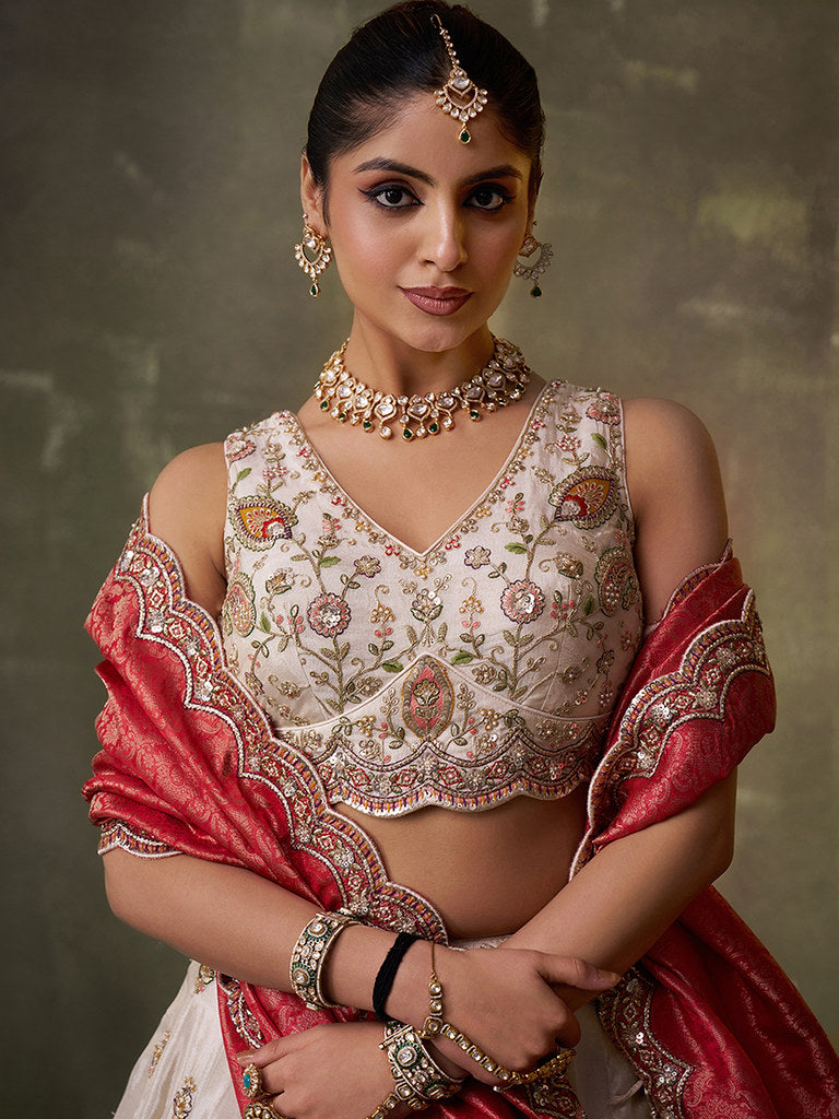 SilkSandhya Lehenga Set Beige